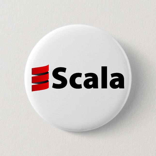 Badge Rond 5 Cm Bouton de Scala, logo de Scala (Devant)
