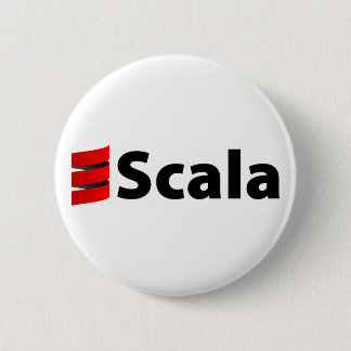 Badge Rond 5 Cm Bouton de Scala, logo de Scala