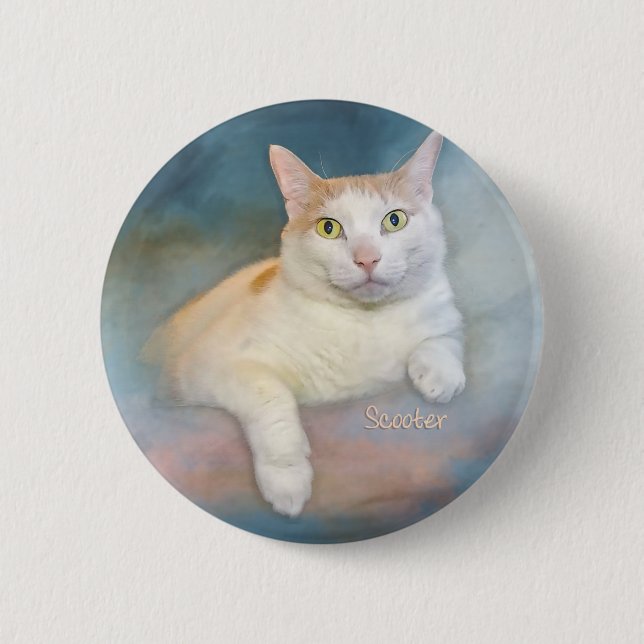 Badge Rond 5 Cm Bouton de scooter (Devant)