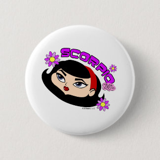 Badge Rond 5 Cm Bouton de Scorpion
