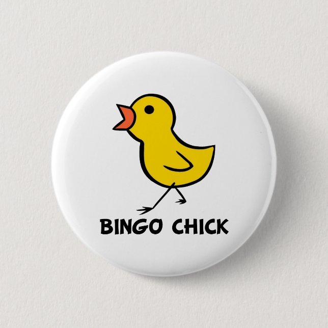 Badge Rond 5 Cm Bouton de sélection de bingo (Devant)