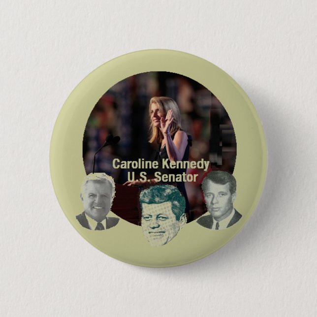 Badge Rond 5 Cm Bouton de sénat de KENNEDY (Devant)