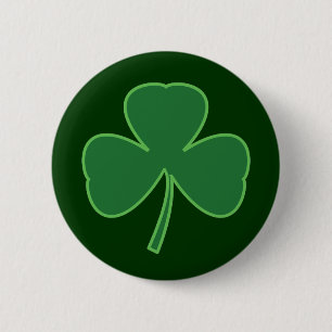 Badge Rond 5 Cm Bouton de shamrock