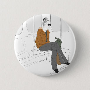 Badge Rond 5 Cm Bouton de Shannon Jahrling