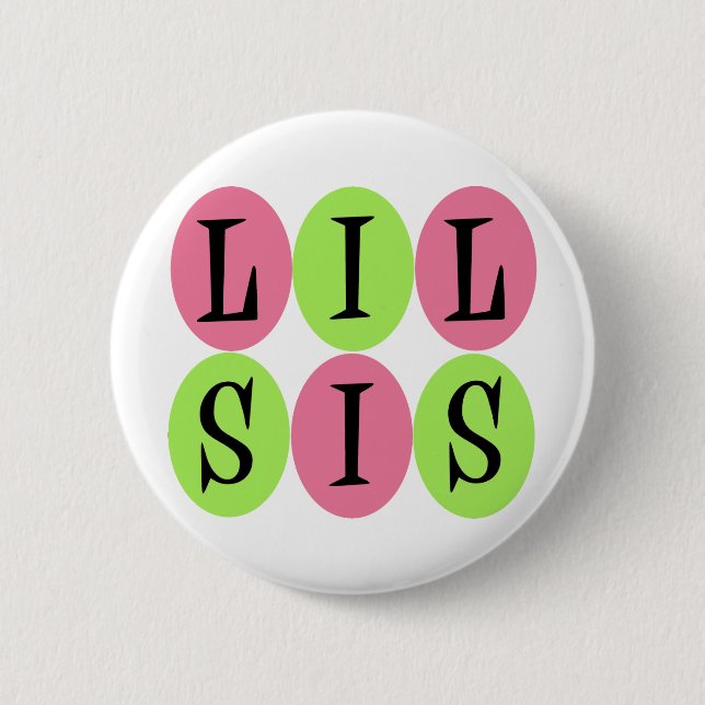 Badge Rond 5 Cm Bouton de SIS de Lil (Devant)