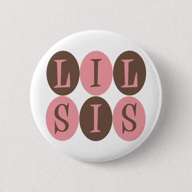 Badge Rond 5 Cm Bouton de SIS de Lil (Devant)