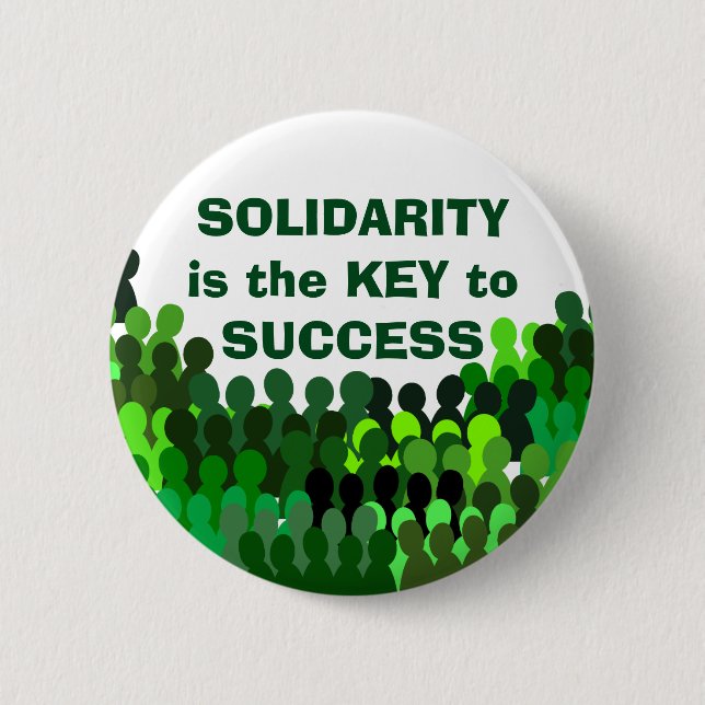 Badge Rond 5 Cm Bouton de solidarité (Devant)