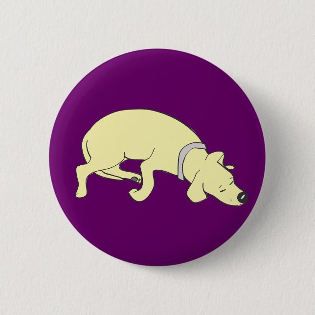 Badge Rond 5 Cm Bouton de sommeil Luna (Devant)