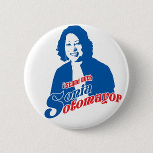Badge Rond 5 Cm Bouton de Sonia Sotomayor