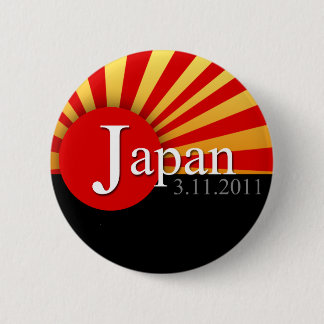 Badge Rond 5 Cm Bouton de soulagement de tremblement de terre du