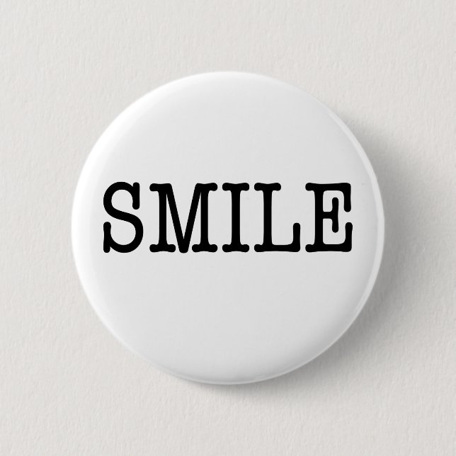 Badge Rond 5 Cm Bouton de SOURIRE (Devant)