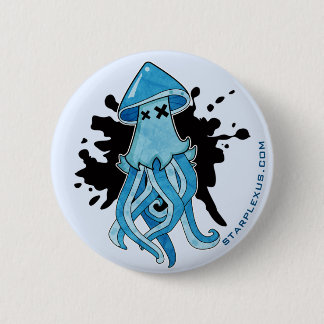 Badge Rond 5 Cm Bouton de Splattersquid