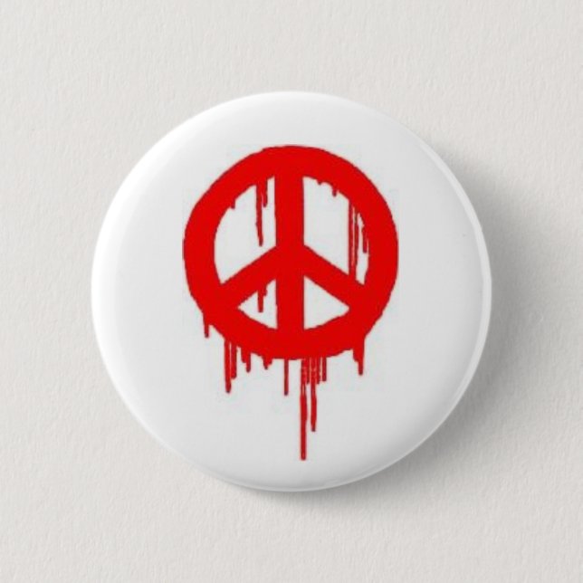 Badge Rond 5 Cm Bouton de SPraypaint de paix (Devant)
