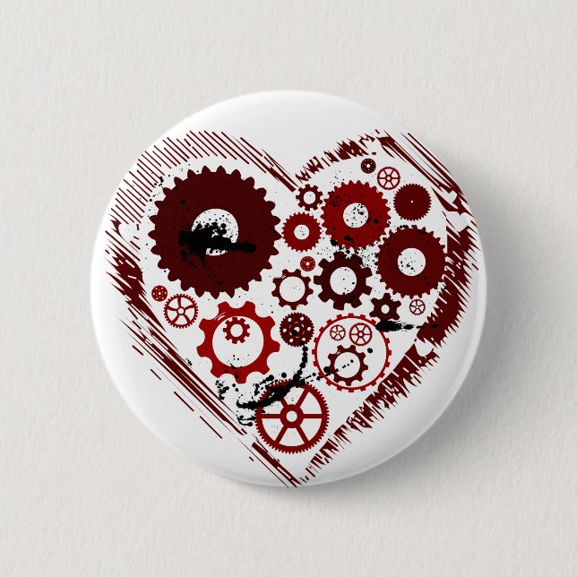Badge Rond 5 Cm Bouton de Steampunk (Devant)