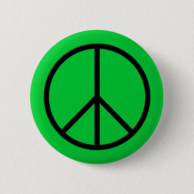 Badge Rond 5 Cm Bouton de symbole de paix (Devant)