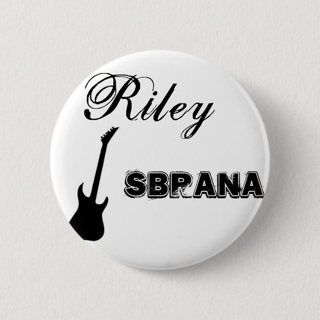 Badge Rond 5 Cm Bouton de taille standard de Riley Sbrana (Devant)