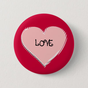 Badge Rond 5 Cm Bouton de talent de Saint-Valentin