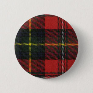 Badge Rond 5 Cm Bouton de tartan de Boyd de clan