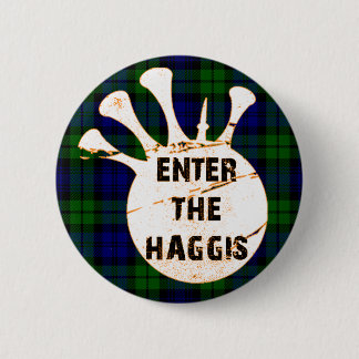 BADGE ROND 5 CM BOUTON DE TARTAN DE CAMPBELL