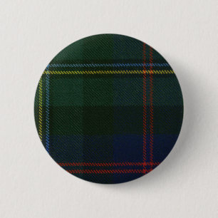 Badge Rond 5 Cm Bouton de tartan de Malcolm de clan
