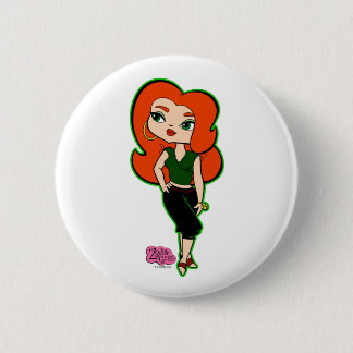 Badge Rond 5 Cm Bouton de Taureau
