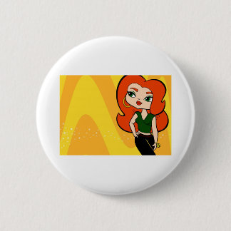 Badge Rond 5 Cm Bouton de Taureau