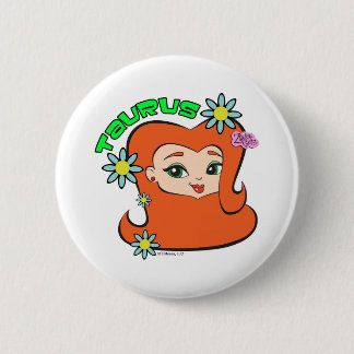 Badge Rond 5 Cm Bouton de Taureau
