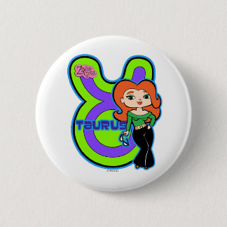 Badge Rond 5 Cm Bouton de Taureau
