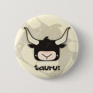 Badge Rond 5 Cm Bouton de Taureau