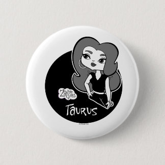 Badge Rond 5 Cm Bouton de Taureau