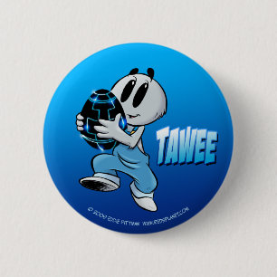 Badge Rond 5 Cm Bouton de Tawee