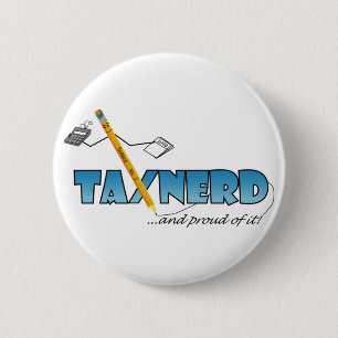 Badge Rond 5 Cm Bouton de TaxNerd