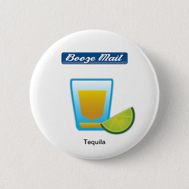 Badge Rond 5 Cm Bouton de tequila (Devant)