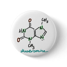 Bouton de théobromine (alcaloïde de chocolat) -