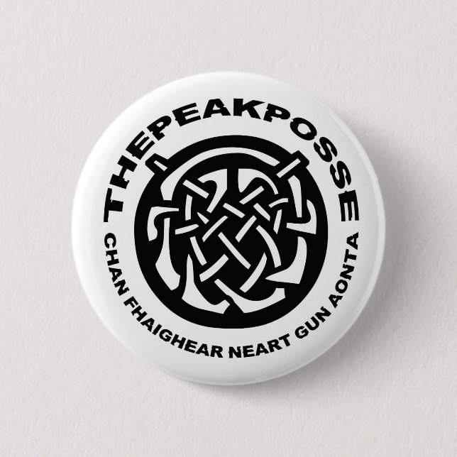 Badge Rond 5 Cm Bouton de ThePeakPosse (Devant)