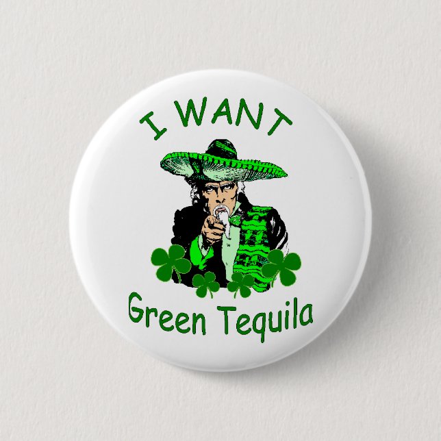 Badge Rond 5 Cm Bouton de Tio Sammy de St Patrick (Devant)