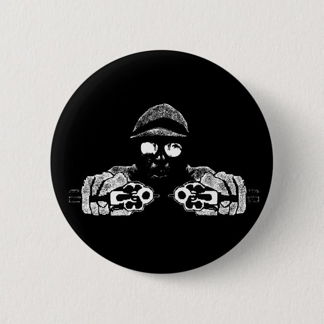 Badge Rond 5 Cm Bouton de tireur (Devant)