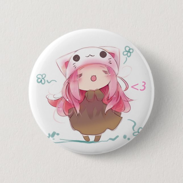Badge Rond 5 Cm Bouton de Toeto (Devant)