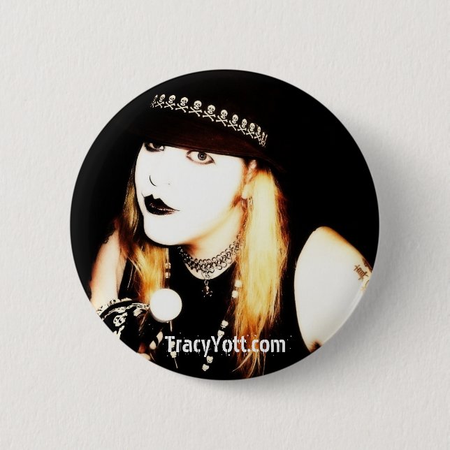Badge Rond 5 Cm Bouton de Tracy Yott (Devant)