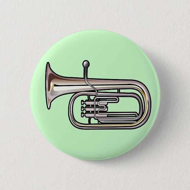 Badge Rond 5 Cm Bouton de tuba (Devant)