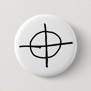 Badge Rond 5 Cm Bouton de tueur de zodiaque
