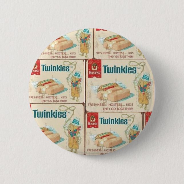 Badge Rond 5 Cm Bouton de Twinkies (Devant)
