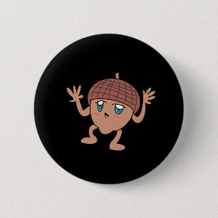 Badge Rond 5 Cm Bouton de type gland 