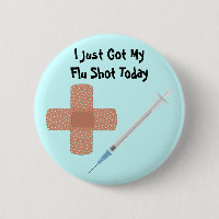 Bouton de vaccin de grippe