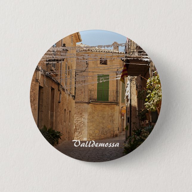 Badge Rond 5 Cm Bouton de Valldemossa (Devant)