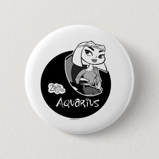 Badge Rond 5 Cm Bouton de Verseau