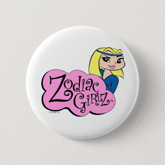Badge Rond 5 Cm Bouton de Verseau