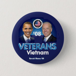 Badge Rond 5 Cm Bouton de vétérans du VIETNAM