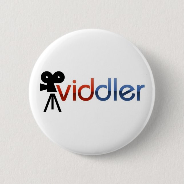 Badge Rond 5 Cm Bouton de Viddler (Devant)