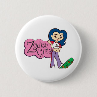 Badge Rond 5 Cm Bouton de Vierge